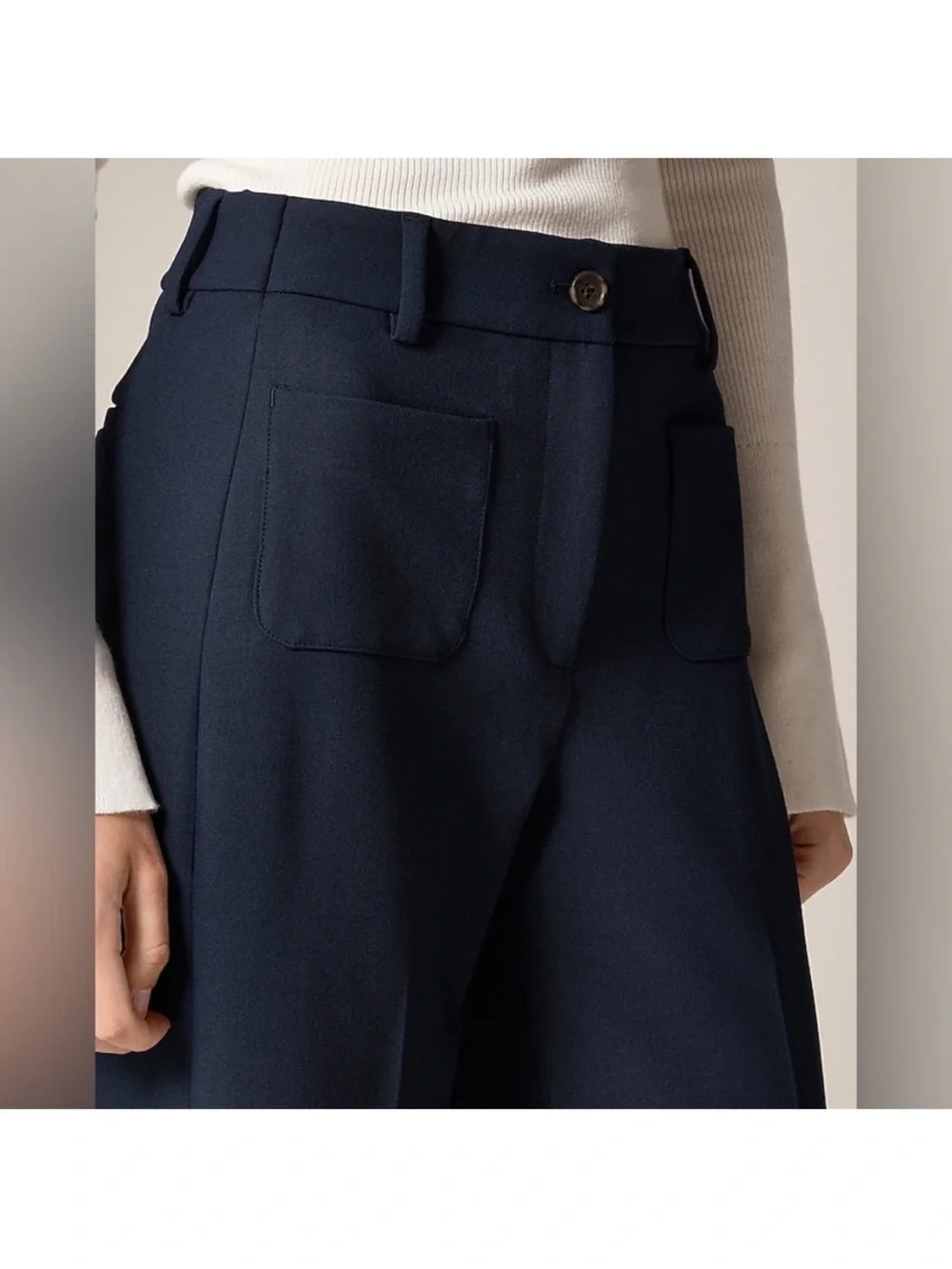 NWOT J. Crew | Carolina pant in four-season stretch | Navy | Size 6 (hemmed)